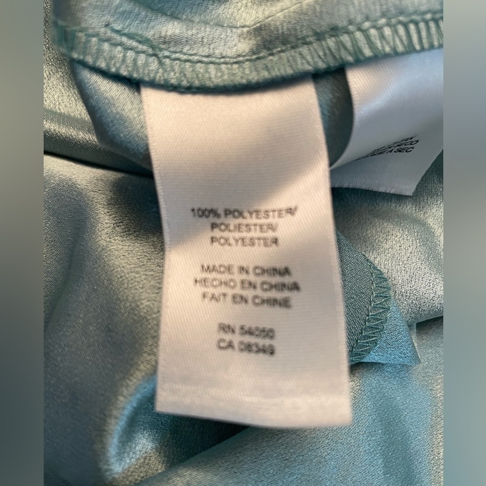 NWOT Rachael Roy Sleeveless Dress in light sage green Size L feminine flirty - Picture 5 of 7